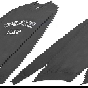 Пуловер Sporty & Rich Wellness Club Flocked Crew Sweat Сиво | CRAW237FB, 0