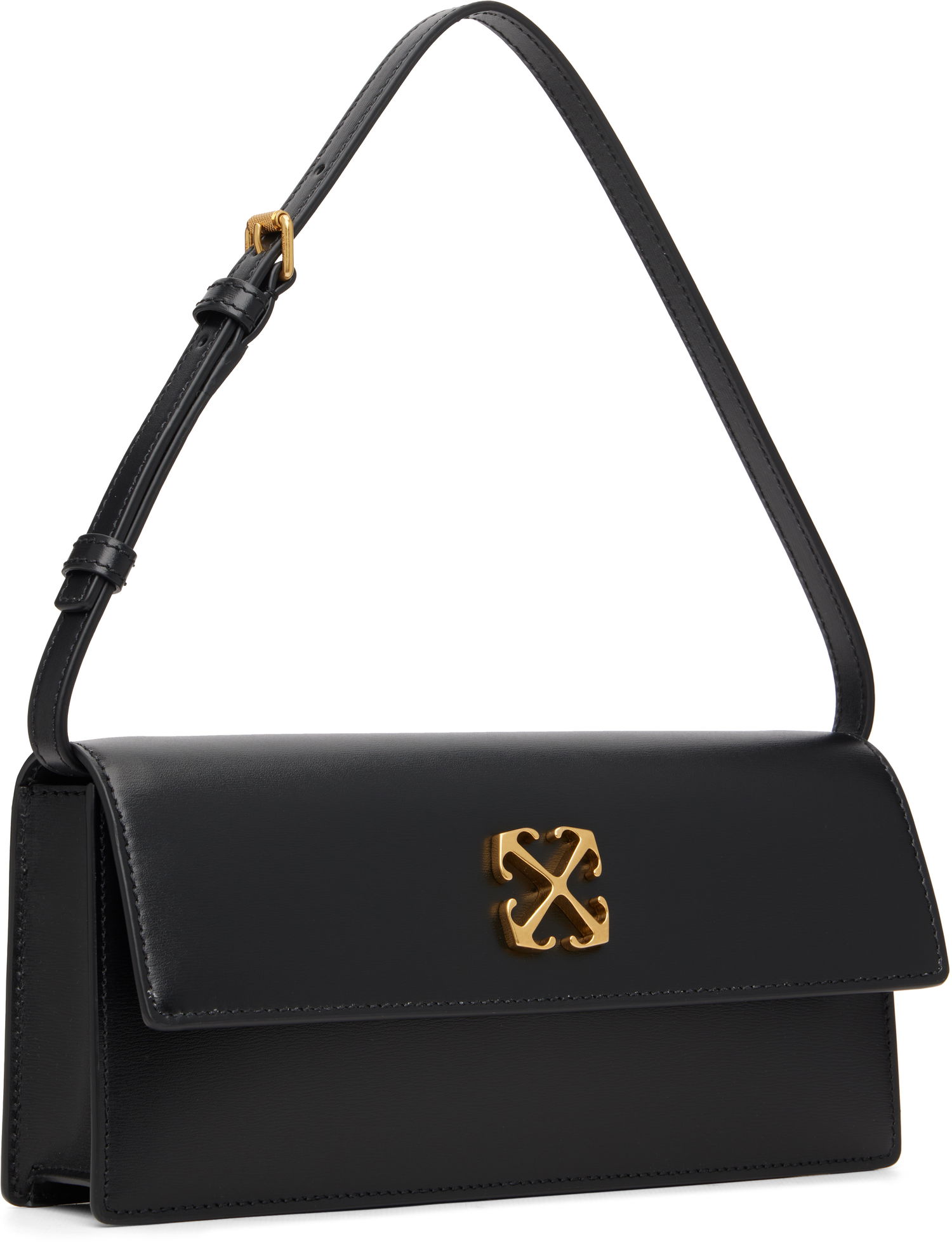 Чанта през рамо Off-White Black Jitney 1.0 Shoulder Bag Черно | OWNN172C99LEA0011000, 1