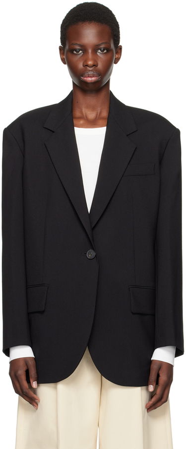 Яке Max Mara Weekend Max Mara Oversized Wool Blazer Черно | 2425046071600, 0