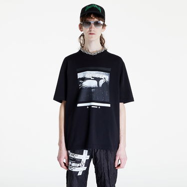 Тениска HERON PRESTON Misprinted Tee Черно | HMAA032S23JER0061010, 3