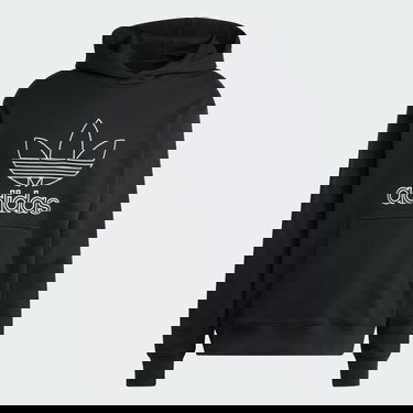 Суитчър adidas Performance Outline Trefoil Hoodie Черно | JP1079, 4