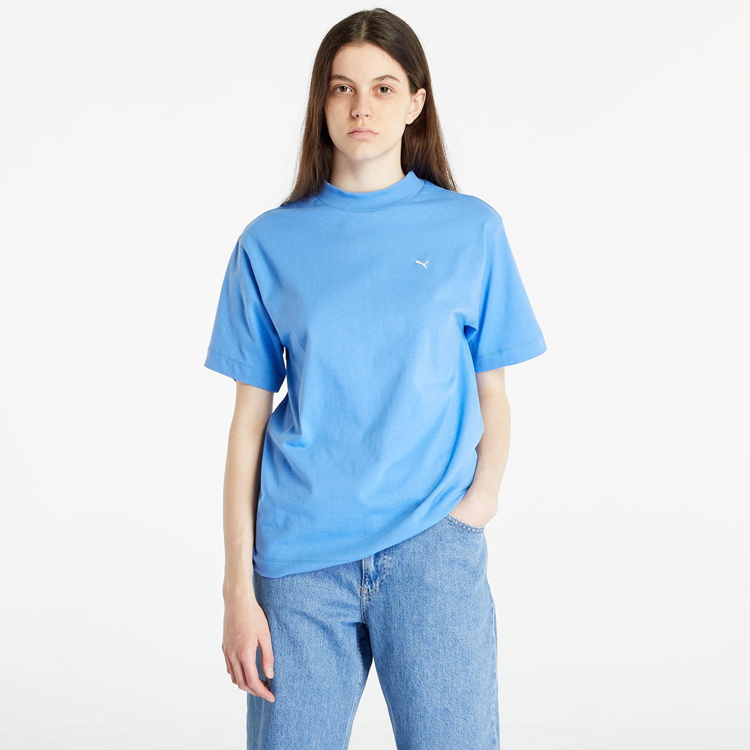 Тениска Puma x YONA SUNPŌ Mock Neck Tee Синьо | 53797745, 1