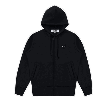 Суитчър Comme des Garçons PLAY Zip Up Hoodie Черно | AZ T254 051 1, 0