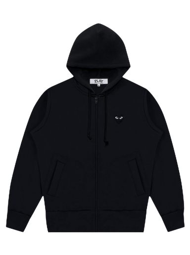 Суитчър Comme des Garçons PLAY Zip Up Hoodie Черно | AZ T254 051 1
