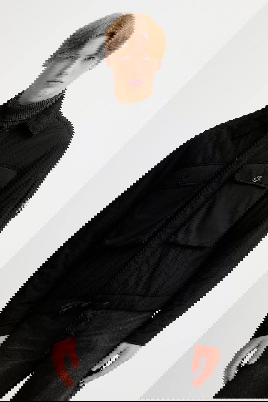 Яке C.P. Company C.P. Company Quilted Overshirt Черно | 19CMOW080A110437G, 0
