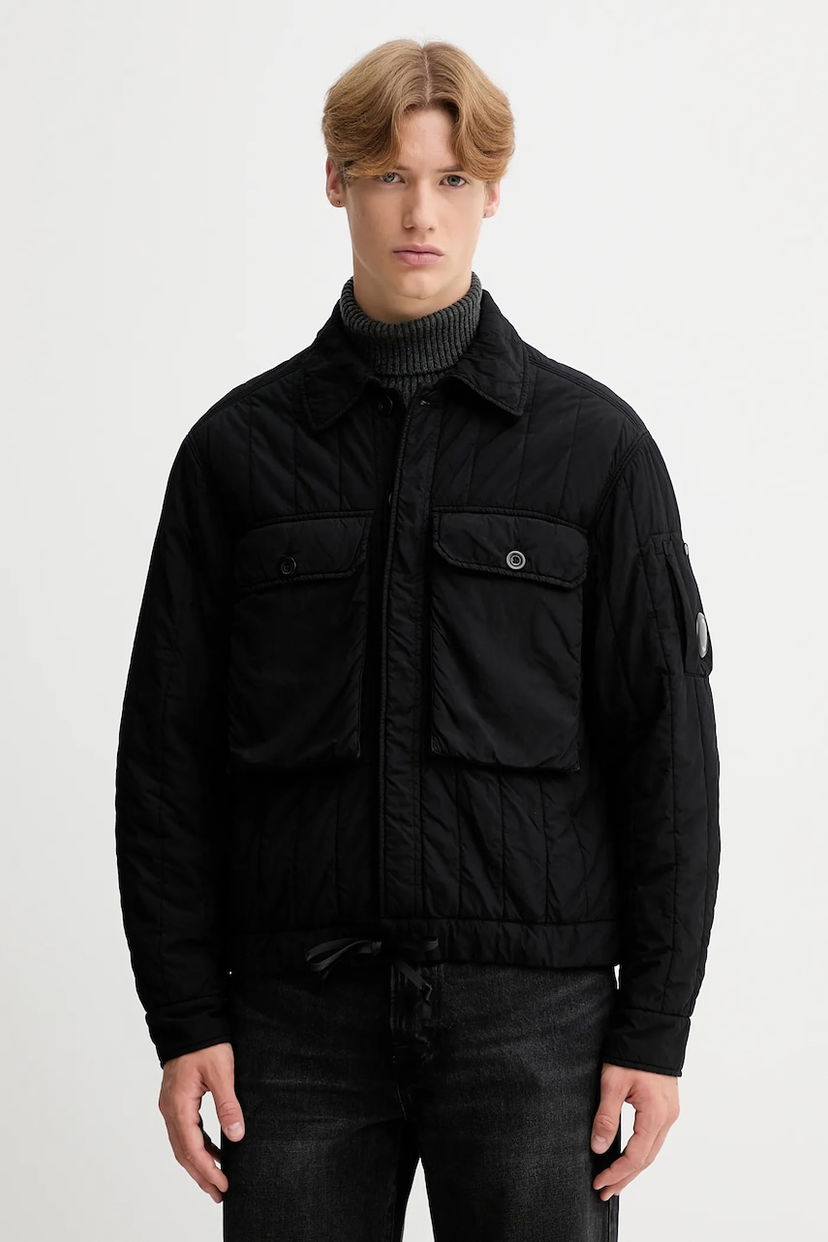 Яке C.P. Company C.P. Company Quilted Overshirt Черно | 19CMOW080A110437G