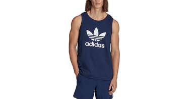 Потник adidas Originals Adicolor Classics Trefoil Tank Top Тъмно синьо | ia4809, 1