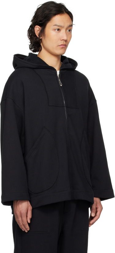 Суитчър Bode Bode Sideline Zip-Up Hoodie Черно | MRS25CS054, 1
