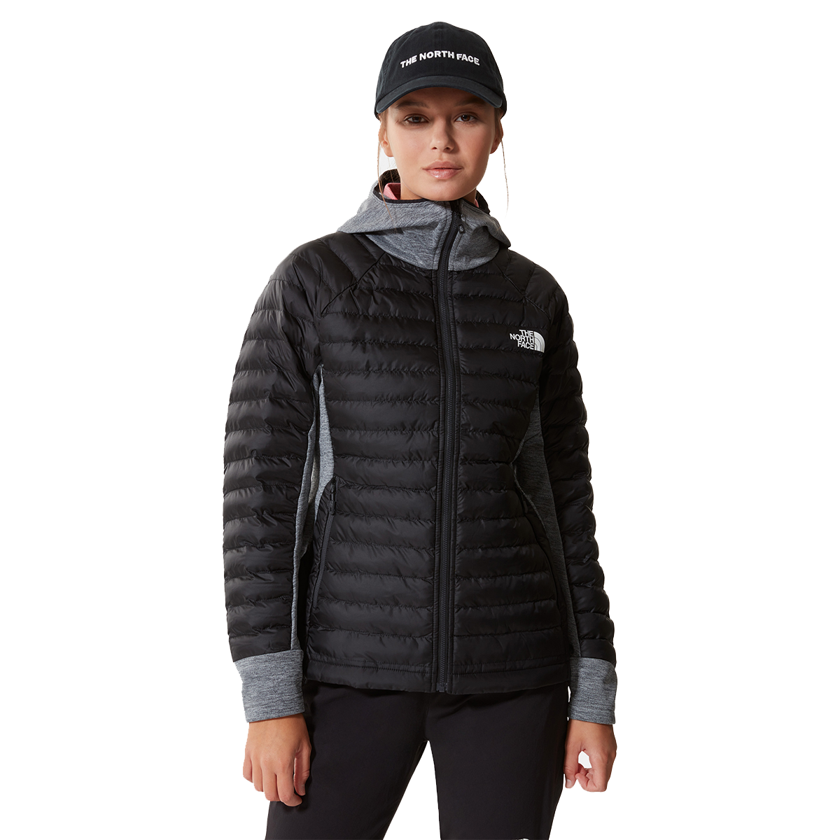 Пухо яке The North Face AO Hybrid Hooded Insulated Jacket Черно | NF0A5IFF43M1, 0
