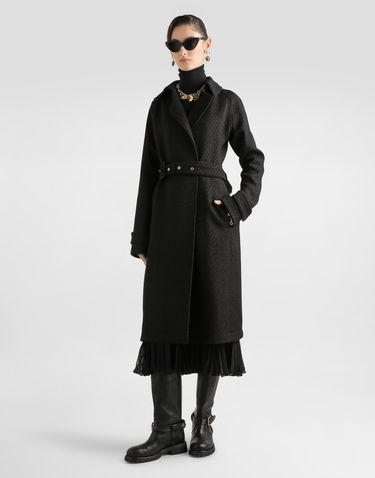 Пола Dolce & Gabbana Dolce & Gabbana Long Pleated Chiffon Skirt Черно | F4BCITFUSNWN0000, 3