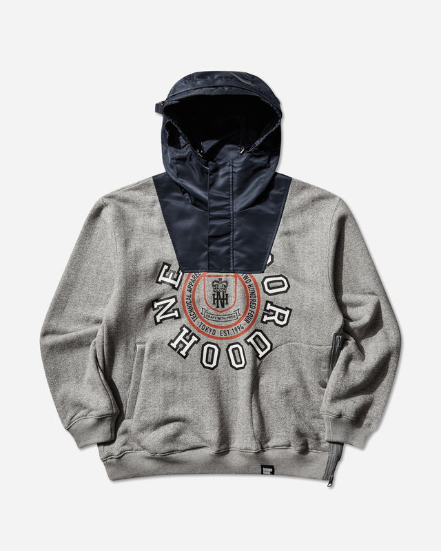 Combination Hoodie with Technical Apparel Crest Graphic