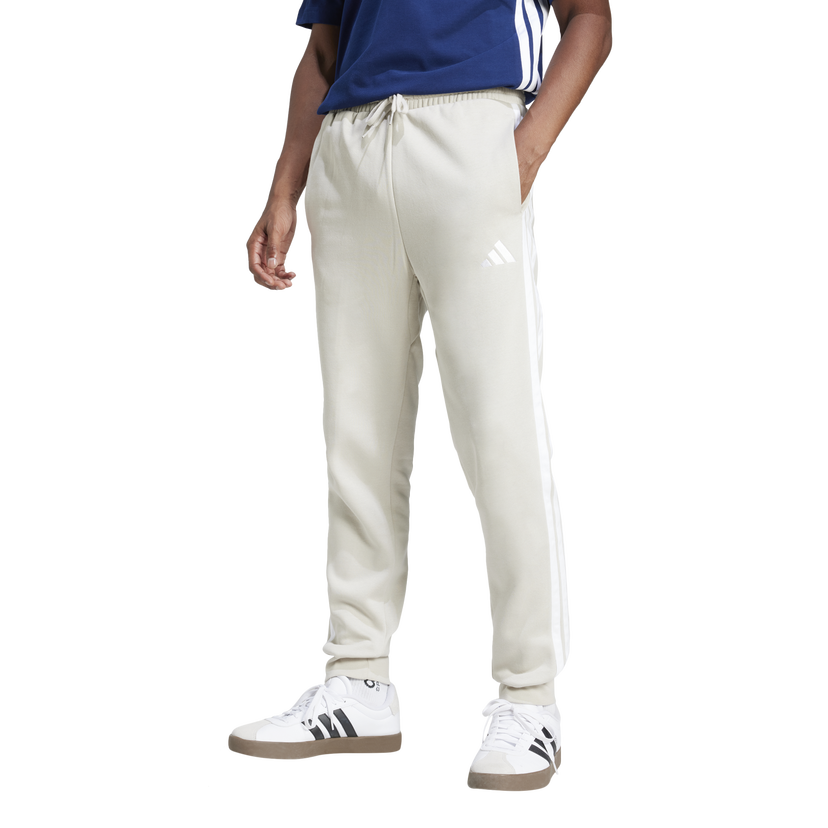 Спортни панталони adidas Performance 3-Stripes Fleece Track Pants Бежово | JE6317