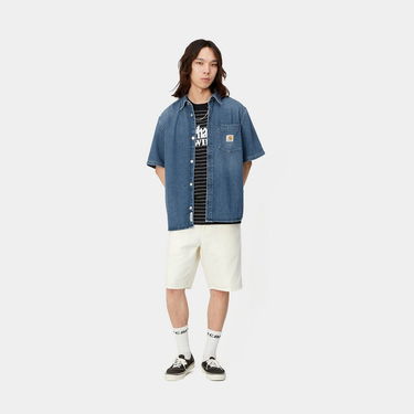 Риза Carhartt WIP S/S Ody Shirt Синьо | I033347_01_4L, 2