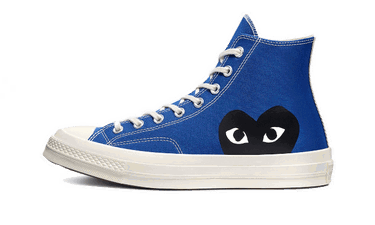 Кецове и обувки Converse Comme des Garçons PLAY x Chuck Taylor All-Star 70s Hi Синьо | 168300C, 0