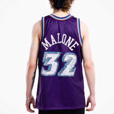 Фланелка Mitchell & Ness 75th Anniversary Swingman Jersey Karl Malone Лилаво | SMJY1202-UJA96KMAPURP, 3