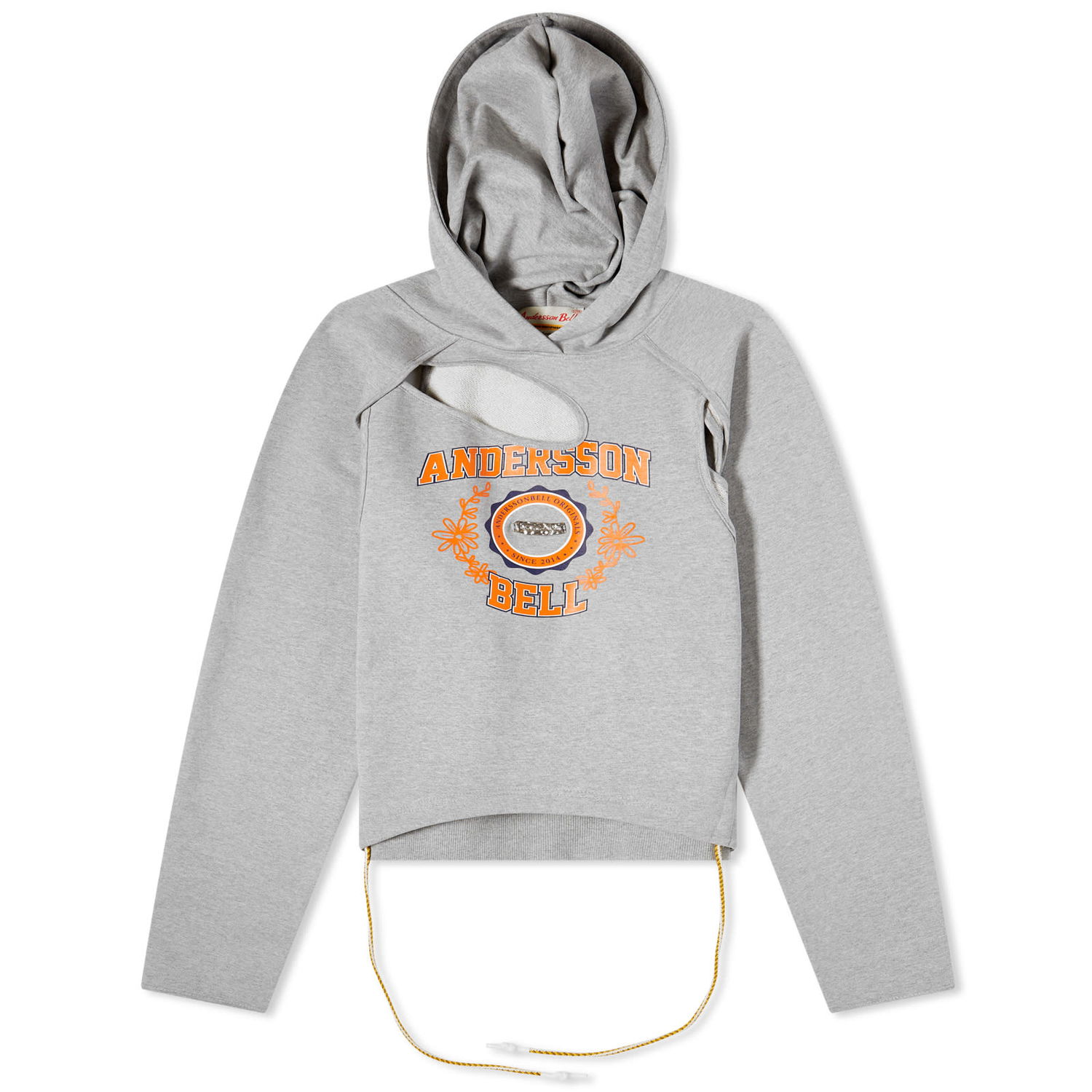 Суитчър Andersson Bell Cut Out Authentic Logo Hoody Сиво | ATB896W-MLG, 0