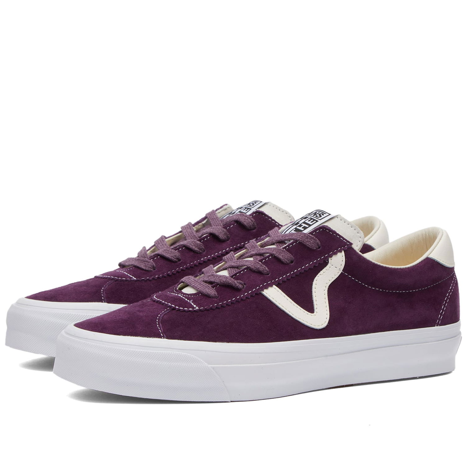 Кецове и обувки Vans Men's Sport 73 Sneakers in Lx Pig Suede Wine, Size UK 10 | END. Clothing Бургунди | VN000CQBWNE, 0