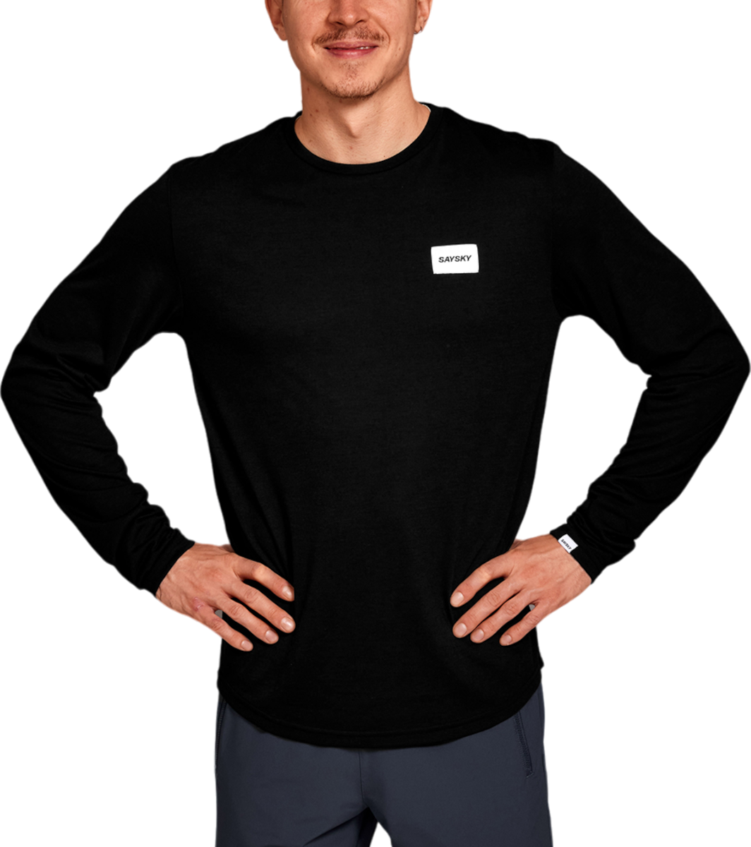 Тениска Saysky Saysky Clean Motion Long Sleeve T-Shirt Черно | xmrls51c901, 0