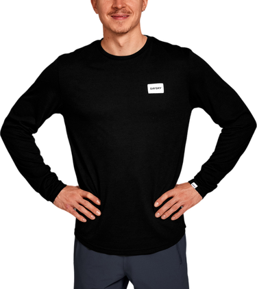 Тениска Saysky Saysky Clean Motion Long Sleeve T-Shirt Черно | xmrls51c901, 0