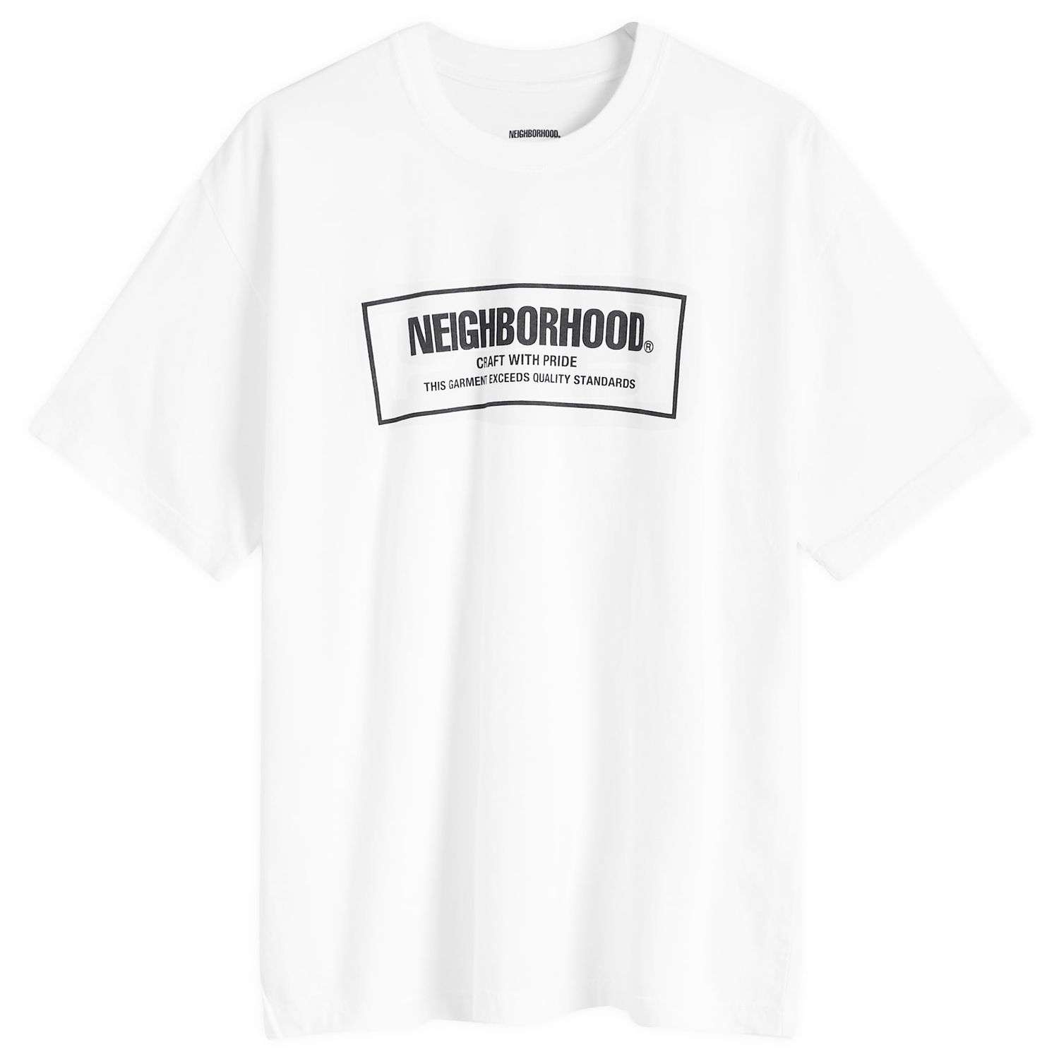 Тениска Neighborhood SS-1 T-Shirt Бяло | 242PCNH-ST01-WHT, 0