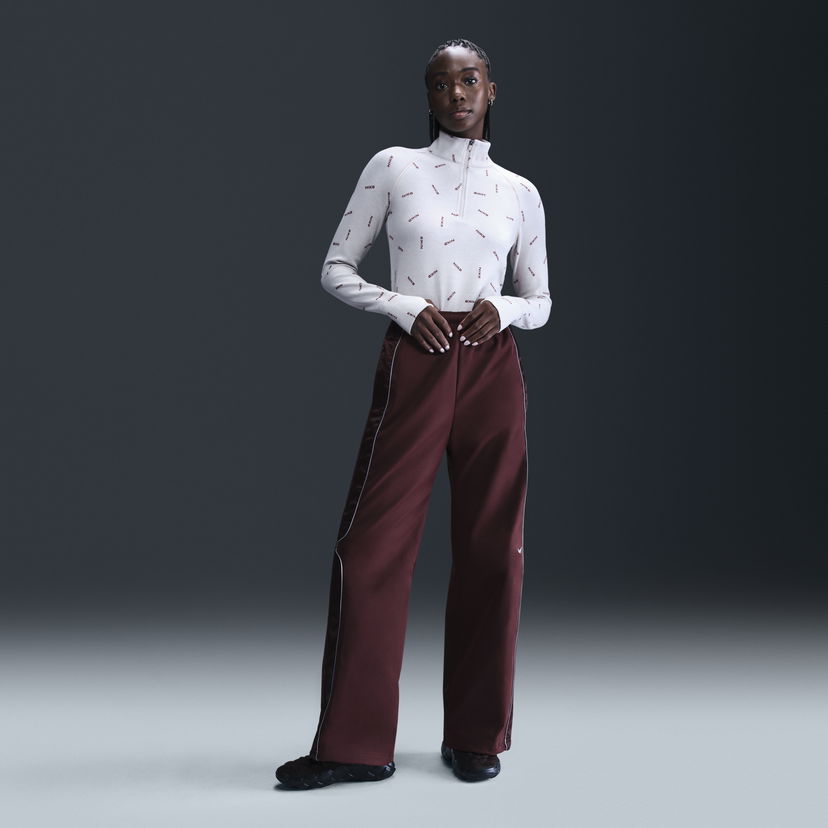 Панталони Nike Wide Leg Trousers Червено | HQ3751-652