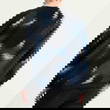 Пуловер and wander Shaggy Knit Sweater with Pocket Синьо | 5745284064-404, 3
