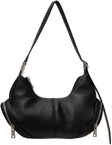 Чанта през рамо OSOI Leather Shoulder Bag With Side Pockets Черно | 24FWB03013001, 0