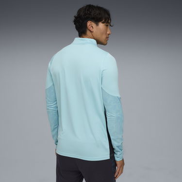 Суитчър Puma Olympique de Marseille Men's Training Quarter-Zip Top Тюркоазено | 781534_21, 4