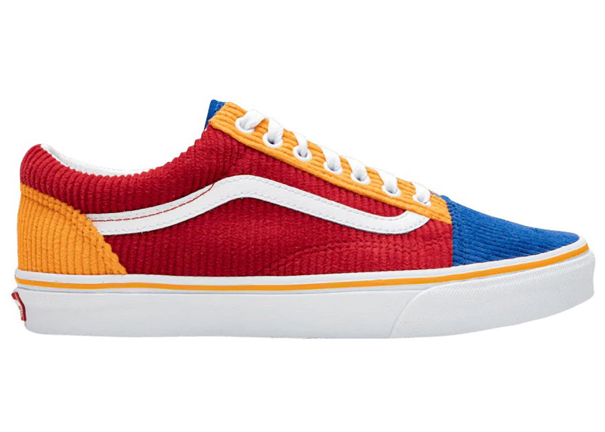 Кецове и обувки Vans Old Skool Corduroy Primary Червено | VN0A4BV500Y, 0