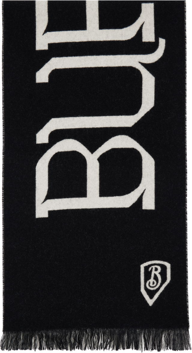 Logo Wool Scarf