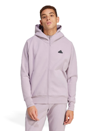 Суитчър adidas Performance Sportswear Z.N.E. Winterized Full-Zip Hooded Track Top Розово | IN1847