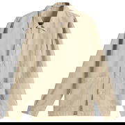 Julian Cotton Linen Overshirt, Size Large