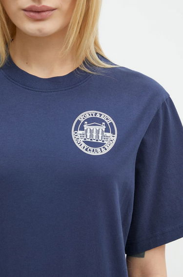 Тениска Sporty & Rich Sporty & Rich Vendome Resort T-Shirt Тъмно синьо | TO043511248BL32, 7