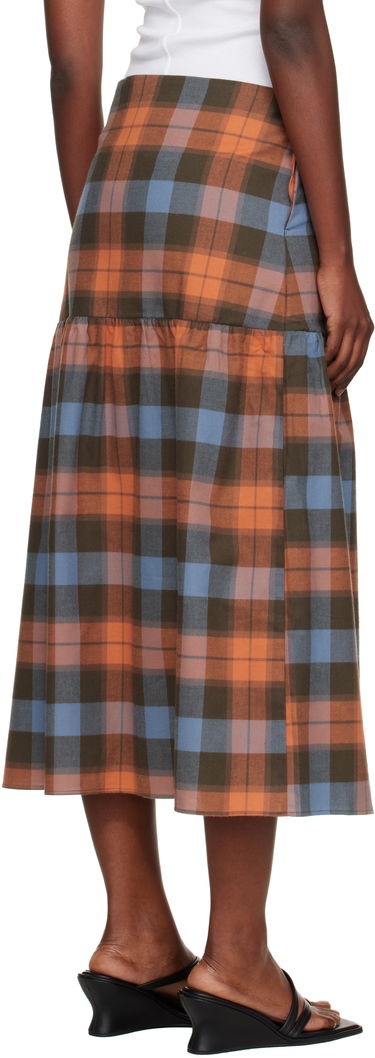 Пола Baserange Baserange Garlin Plaid Maxi Skirt Многоцветен | SSGA-OC-AU25, 2
