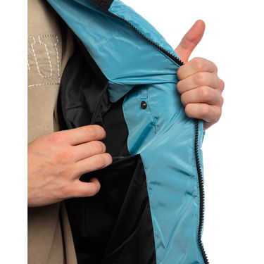 Пухо яке Karl Kani Karl Kani Retro Essential Puffer Jacket Синьо | PD00007604, 4