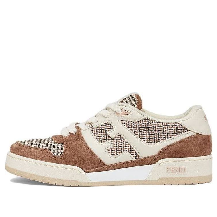 Кецове и обувки FENDI Match Low Top Кафяво | 8E8252AKXXF1IE4
