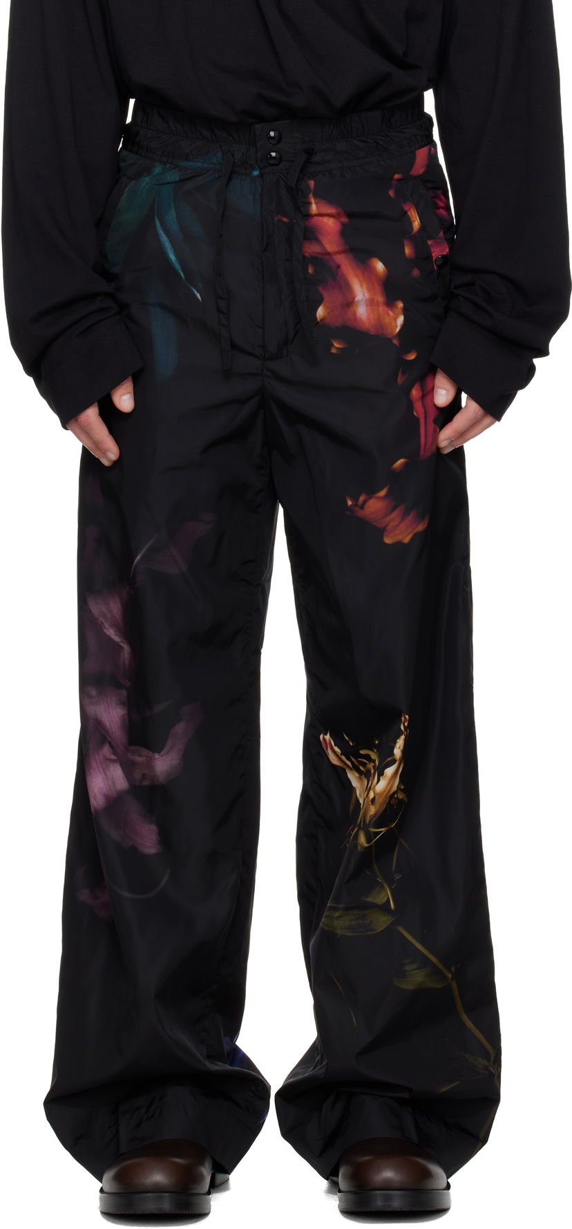 Панталони Dries Van Noten Dries Van Noten Floral Print Trousers Многоцветен | 252-020993-2086