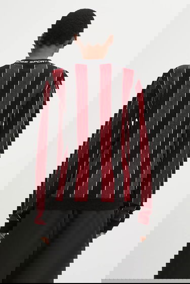 Пуловер Martine Rose Martine Rose Sporty Logo Crew Striped Long-Sleeve Sweater Многоцветен | 982YA20027, 2