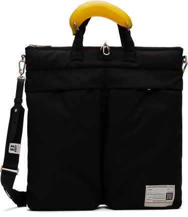 Голяма пазарска чанта Maison MIHARA YASUHIRO MIHARA YASUHIRO Toy Banana Handle Helmet Bag Черно | A14BG705, 0