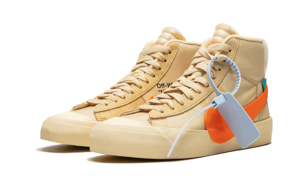 Кецове и обувки Nike Off-White x Blazer Mid "All Hallows Eve" Бежово | AA3832-700, 1