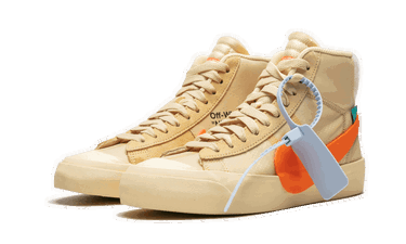 Кецове и обувки Nike Off-White x Blazer Mid "All Hallows Eve" Бежово | AA3832-700, 1