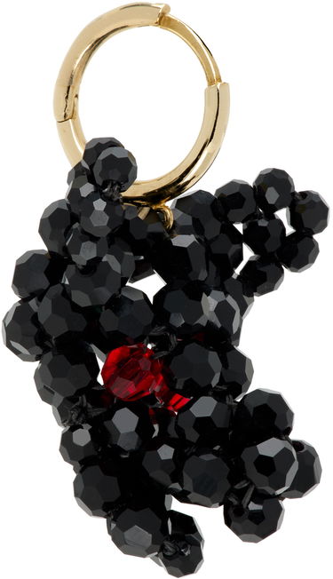 Обеци Simone Rocha Simone Rocha Creature Trophy Head Beaded Single Earring Жълто | ERG511-M 0903, 4