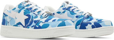 Кецове и обувки BAPE Canvas Sta ABC Camo "Blue" Синьо | 1H30191011-BLU, 4