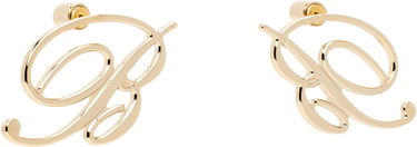 Обеци Blumarine Blumarine Mini Logo Earrings Металик | P522W323A, 1