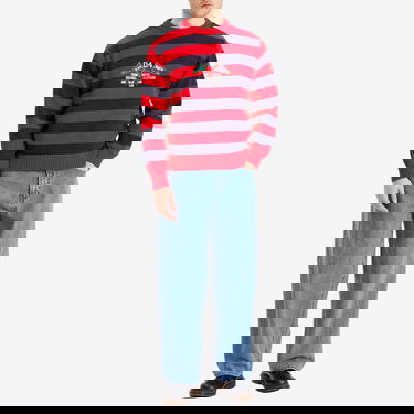 Пуловер Patta Patta Stripe Flag Knit Jumper Червено | POC-SS25-7020-324-0004-084, 4