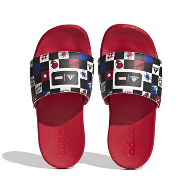 Кецове и обувки adidas Originals Adilette Comfort Spiderman Slides Червено | HP7758, 1
