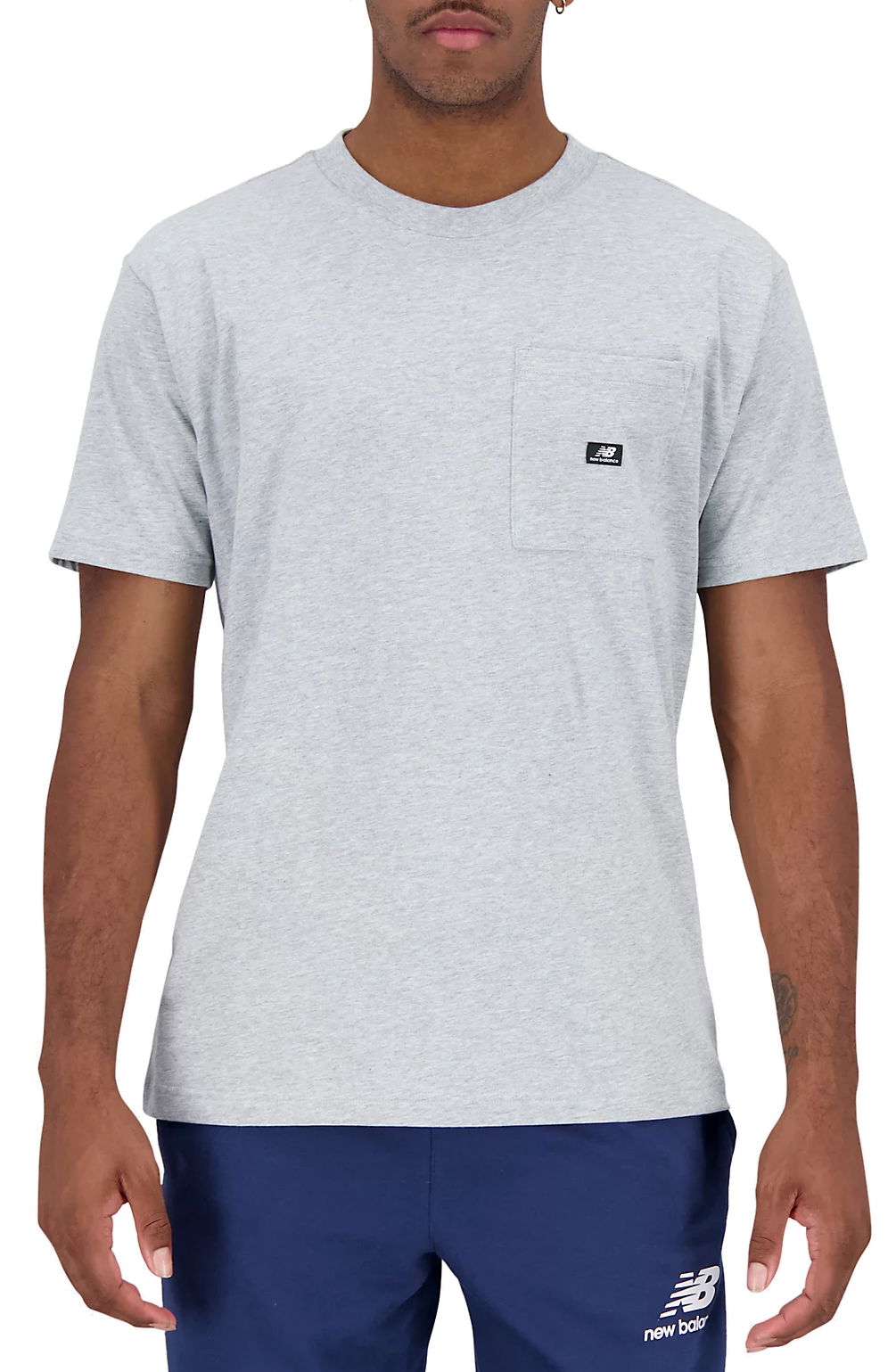 Тениска New Balance t-Shirt Сиво | mt31542-ag, 0