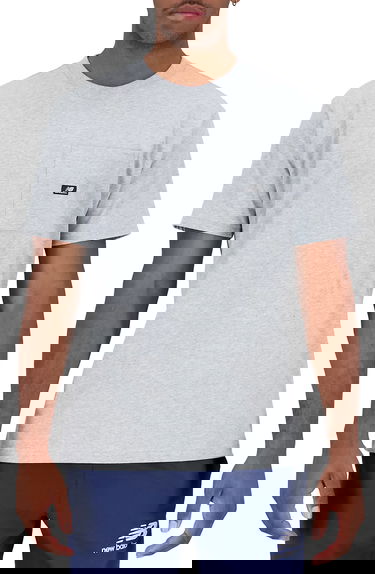 Тениска New Balance t-Shirt Сиво | mt31542-ag, 0