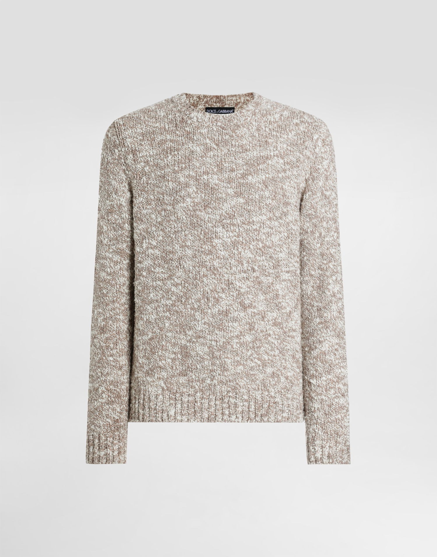 Пуловер Dolce & Gabbana Dolce & Gabbana Fine-Gauge Wool Crew Neck Pullover Бежово | GXXA9TJAM8GS8232, 0