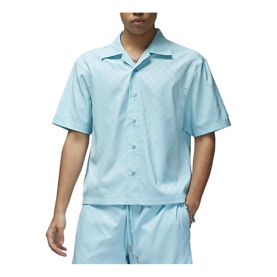 Риза Jordan Essentials Woven Button-Up Shirt Синьо | DX9682-464, 0